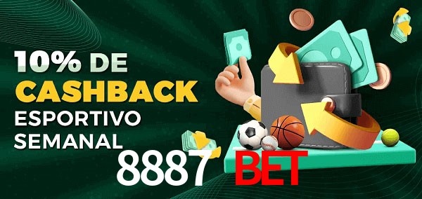 10% de bônus de cashback na 8887 Bet